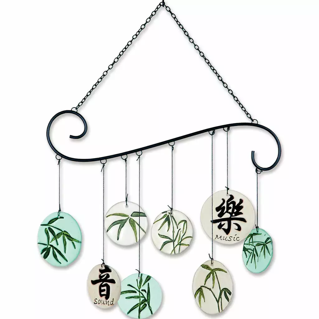 WindGarden Glass Scroll Mobile - Sound Of Music WindGarden 3 WindGarden Glass Scroll Mobile - Sound Of Music WindGarden
