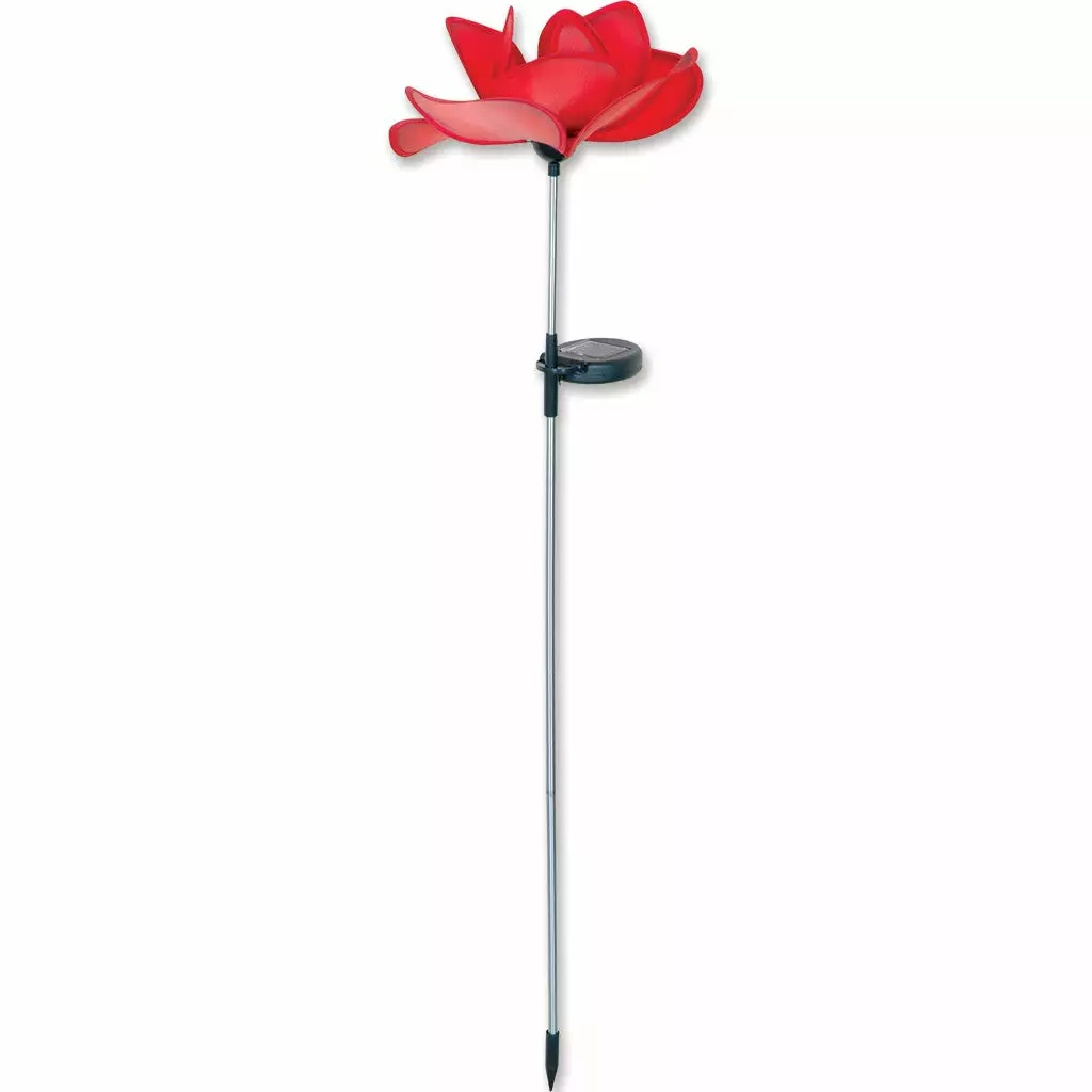 Accent Home & Garden Accent Solar Flower - Rose 3 Accent Home & Garden Accent Solar Flower - Rose