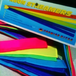 Kites 6 Ft. 5 Ply Streamers/Neon/Hemmed Premier Kites