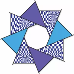 20 In. F-Stop Spinner For Kites And Line - Cool Op-Art