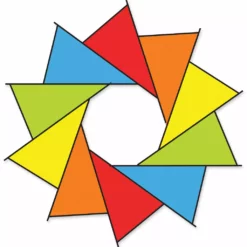 Collections Kites 40 In. F-Stop Spinner For Kites And Line - Rainbow