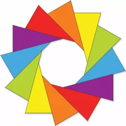 Collections Kites Line Laundry 80 In. F-Stop Spinner For Kites And Line - Rainbow