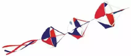 WindGarden WindGarden Spin Basket Set - Patriotic 3 WindGarden WindGarden Spin Basket Set - Patriotic