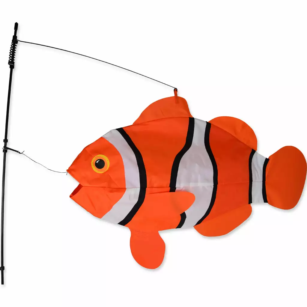 Premier Kites Swimming Fish Recumbent Bike Flag - Clownfish 4 Premier Kites Swimming Fish Recumbent Bike Flag - Clownfish
