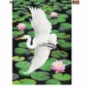 Accent Home & Garden 28 In. Flag - Egret Elegance