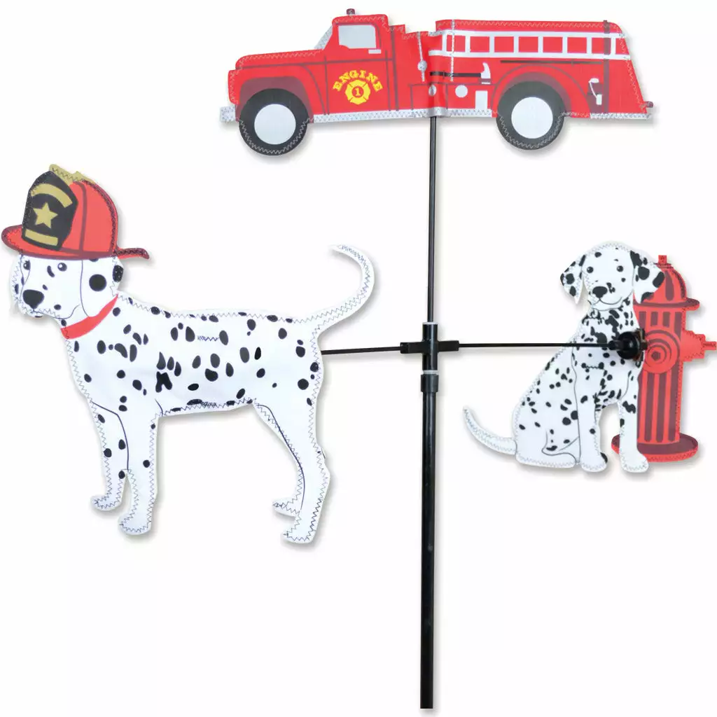 WindGarden Single Carousel Spinner - Fire Truck & Dalmatians WindGarden 3 WindGarden Single Carousel Spinner - Fire Truck & Dalmatians WindGarden