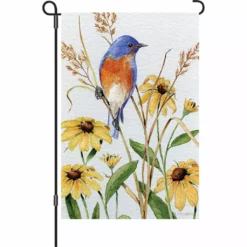 Accent Home & Garden 12 In. Flag - Bluebird And Susies Accent
