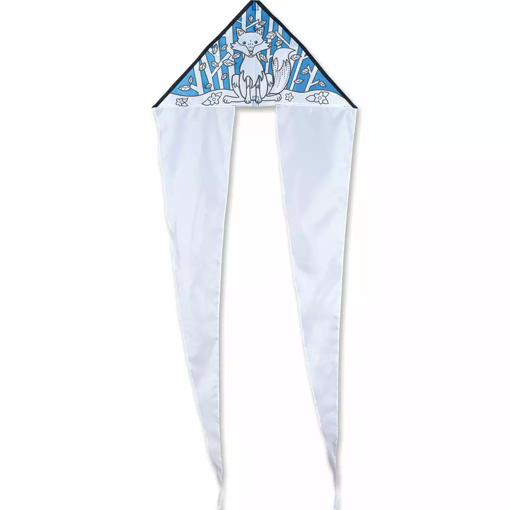 Kites Coloring Kite - Fox 3 Kites Coloring Kite - Fox