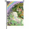 Accent Home & Garden 12 In. Flag - Unicorn Accent