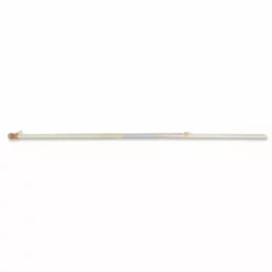 Accent Home & Garden 72 In. 2-Piece Wood Flag Pole W/ Plastic Sleeve