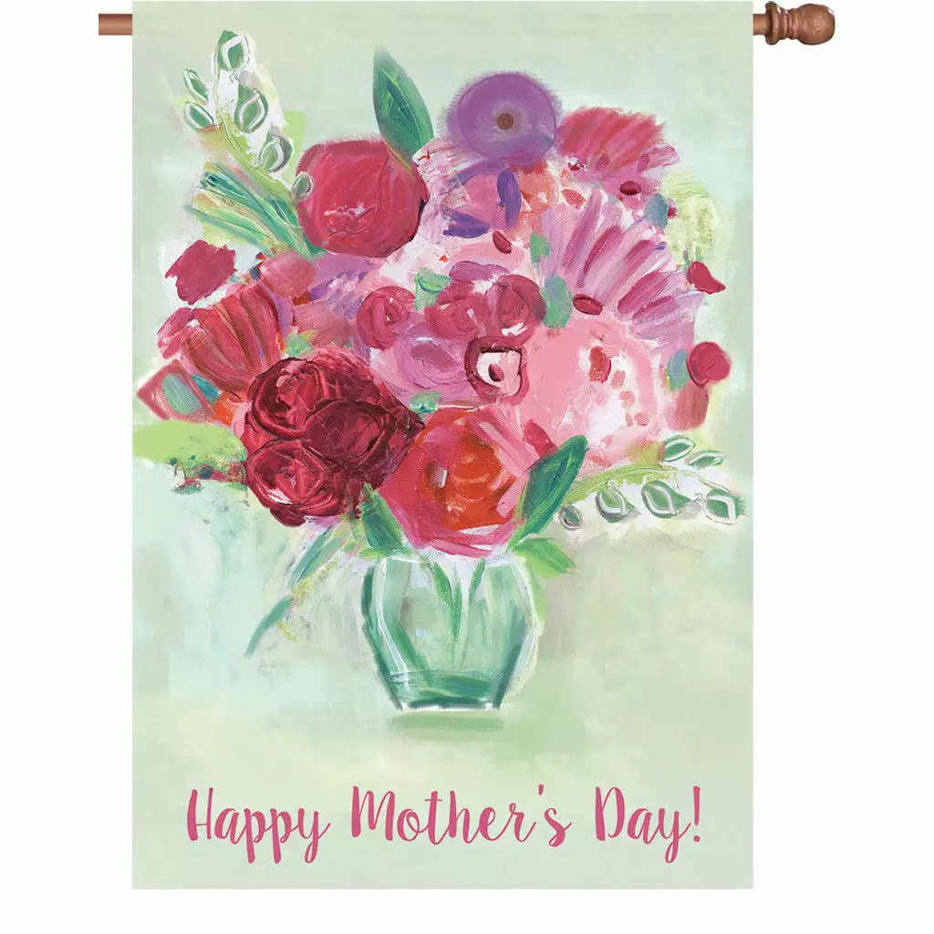 Accent Home & Garden Accent 28 In. Flag - Mother's Day Bouquet 3 Accent Home & Garden Accent 28 In. Flag - Mother's Day Bouquet