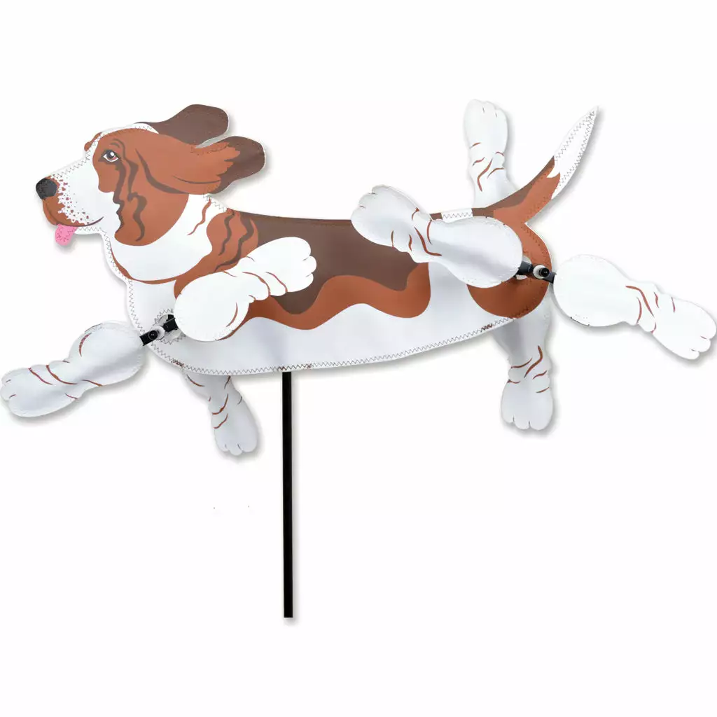 WindGarden WindGarden WhirliGig Spinner - 18.5 In. Basset Hound 3 WindGarden WindGarden WhirliGig Spinner - 18.5 In. Basset Hound