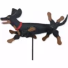WindGarden WhirliGig Spinner - 20 In. Black & Tan Dachshund WindGarden