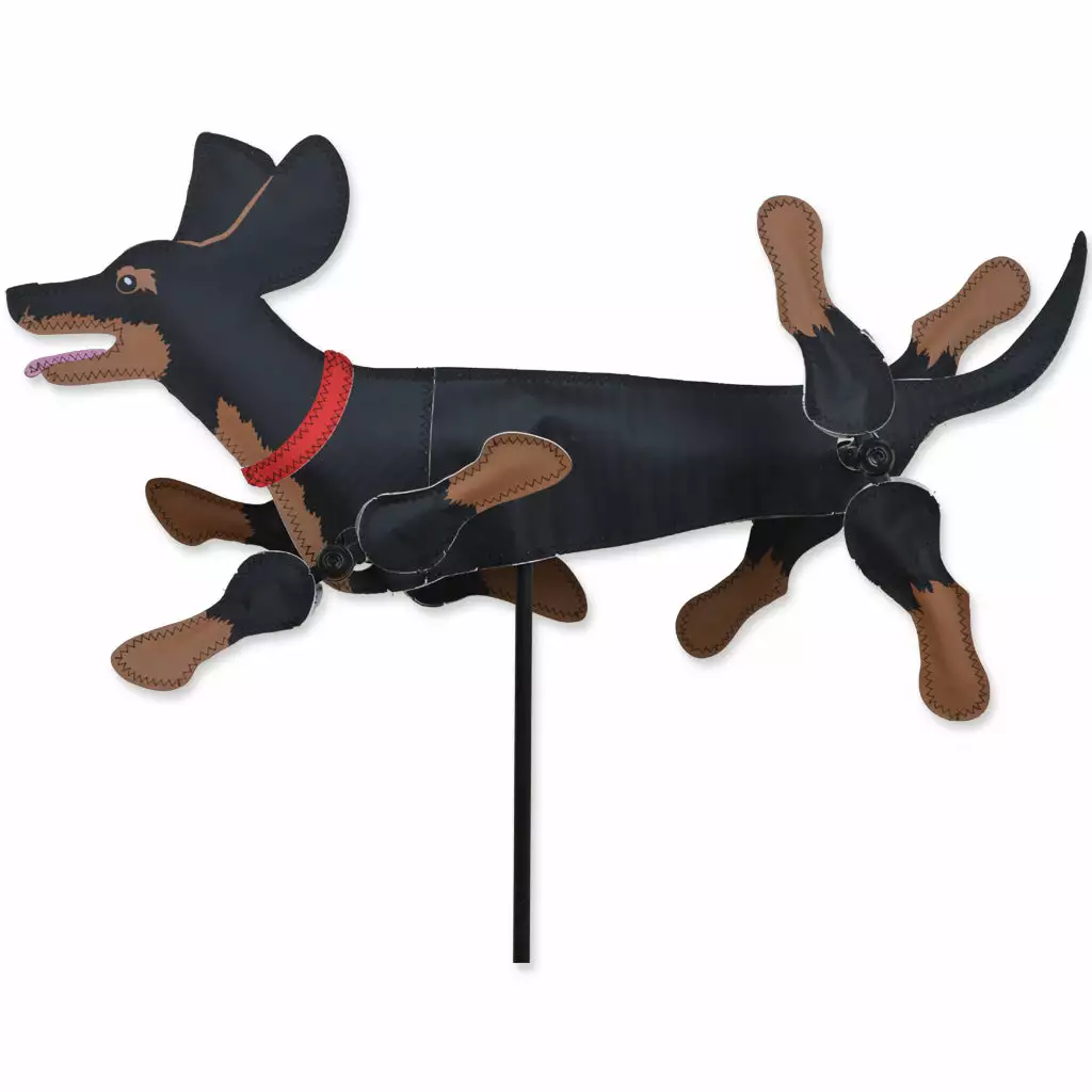 WindGarden WhirliGig Spinner - 20 In. Black & Tan Dachshund WindGarden 3 WindGarden WhirliGig Spinner - 20 In. Black & Tan Dachshund WindGarden