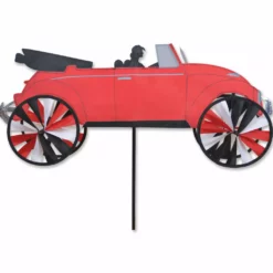 WindGarden 26 In. VW Red Convertible Spinner