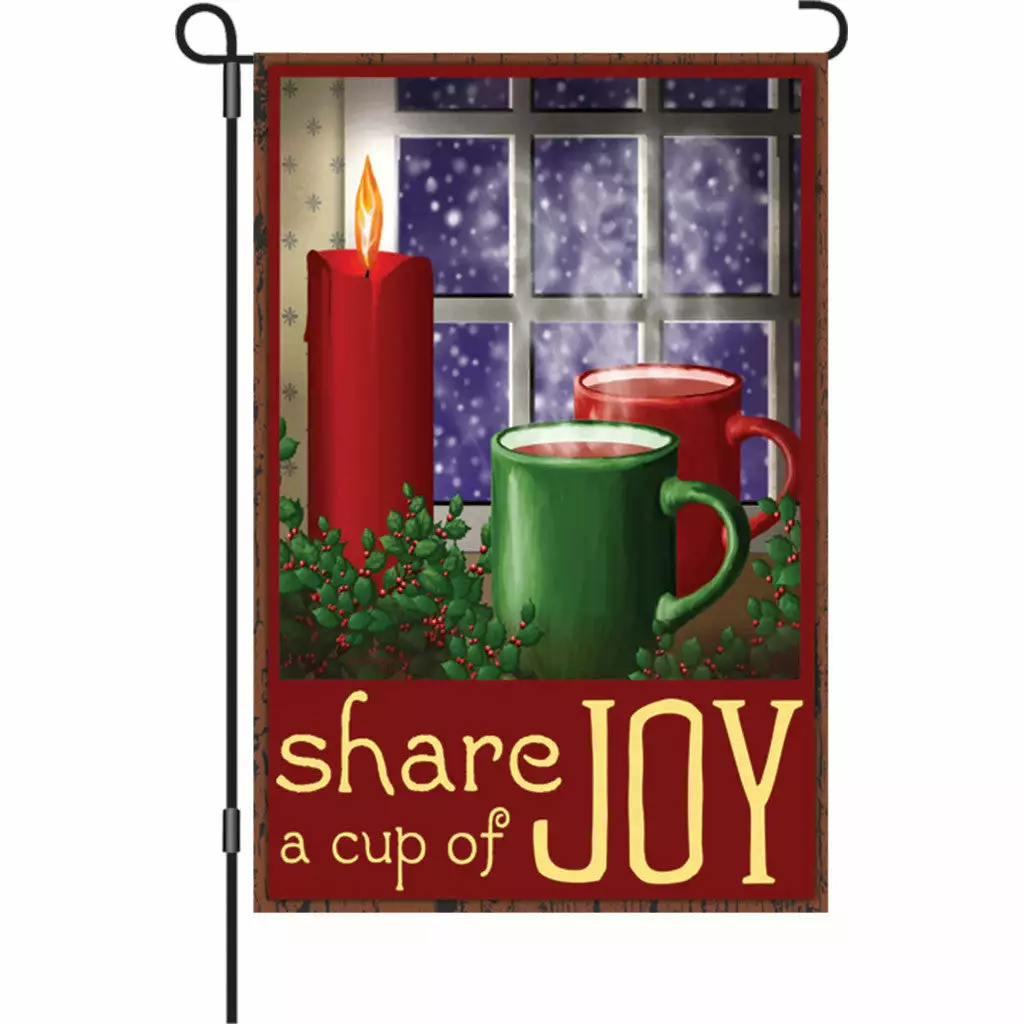 Accent Home & Garden Accent 12 In. Flag - Cup Of Joy 3 Accent Home & Garden Accent 12 In. Flag - Cup Of Joy