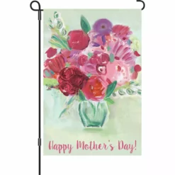 Accent Home & Garden 12 In. Flag - Mother's Day Bouquet Accent