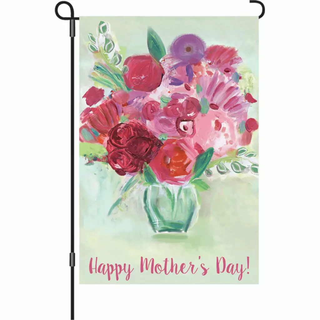 Accent Home & Garden 12 In. Flag - Mother's Day Bouquet Accent 3 Accent Home & Garden 12 In. Flag - Mother's Day Bouquet Accent
