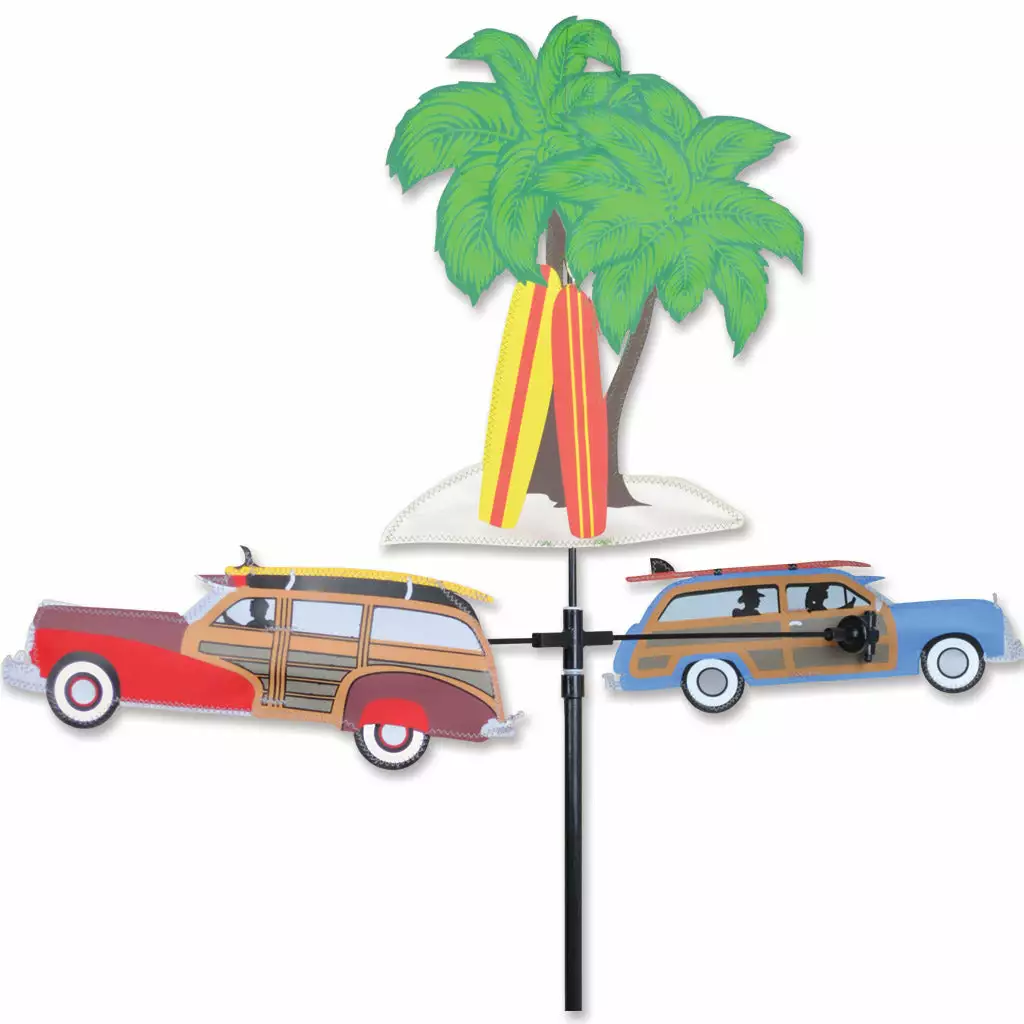 WindGarden Single Carousel Spinner - Woodies 3 WindGarden Single Carousel Spinner - Woodies