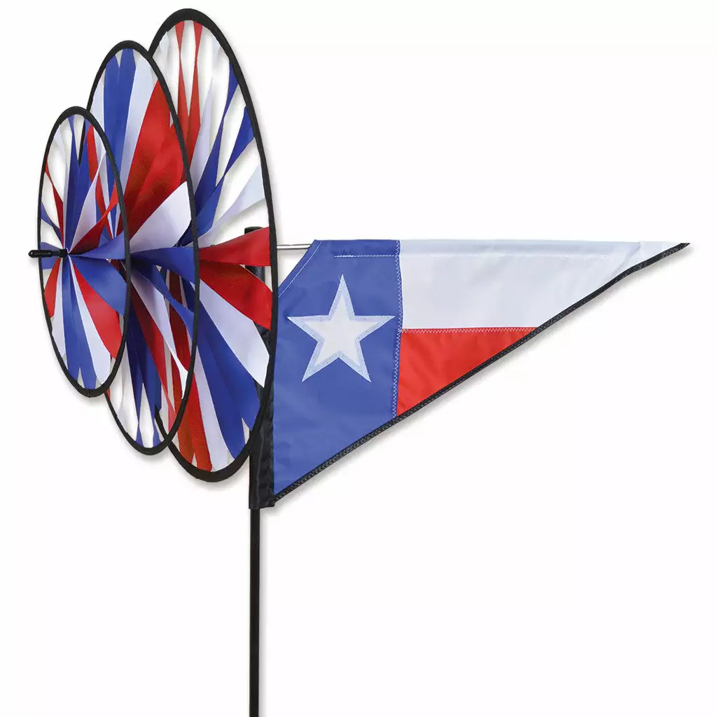 WindGarden Triple Spinner - Texas Flag WindGarden 3 WindGarden Triple Spinner - Texas Flag WindGarden