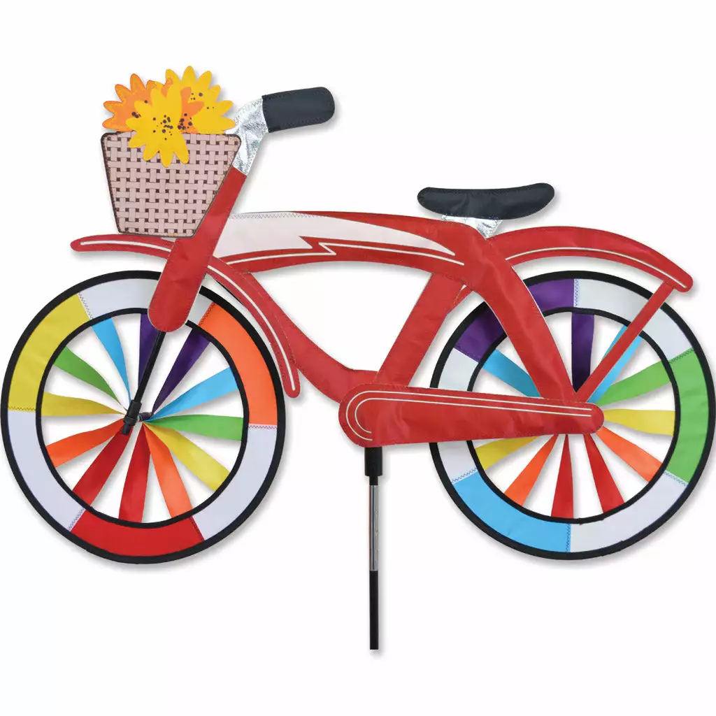 WindGarden WindGarden 30 In. Bike Spinner - Red Classic Cruiser 3 WindGarden WindGarden 30 In. Bike Spinner - Red Classic Cruiser