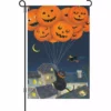 Accent Home & Garden 12 In. Flag - Black Cat With Balloons Accent 1 Accent Home & Garden 12 In. Flag - Black Cat With Balloons Accent
