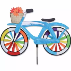 WindGarden 30 In. Bike Spinner - Blue Classic Cruiser