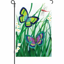 Accent Home & Garden Accent 12 In. Flag - Sonata Of Butterflies